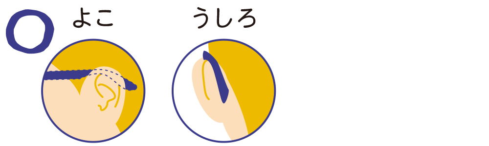かけ心地をチェック8